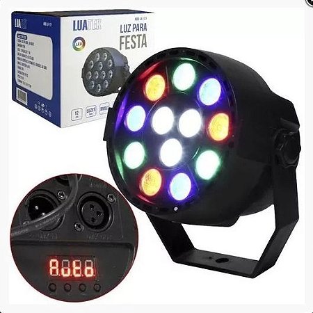 CANHÃO DE LED COM 12 LEDS LUATEK LK-121