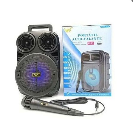 Caixa De Som Amplificada Bluetooth C/ Microfone Altomex AM-832