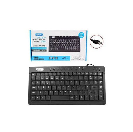 Mini Teclado Multimidia Usb Kp-2013 Knup