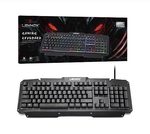 Teclado Gamer Rgb Semi Mecânico LEHMOX LEY-1554