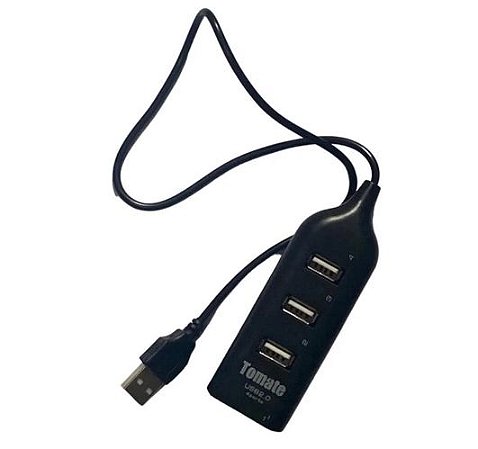 Hub Usb 2.0 Tomate 4 portas mst-005