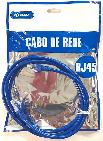 Cabo de Rede Internet 5 Metros Knup rj45