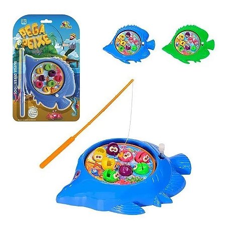 Pega peixe 8 peixes Corda