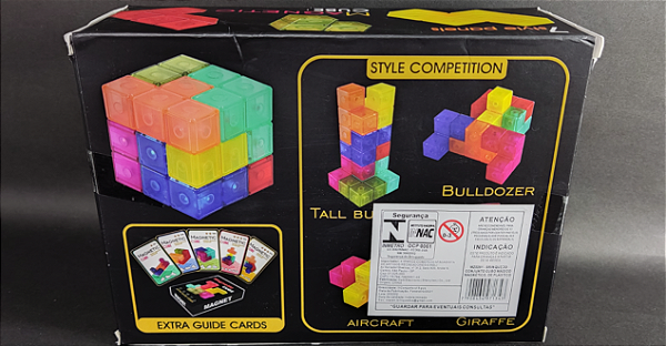 Jogo de criatividade Cubo magnético