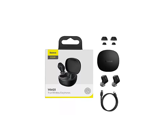 Fone Sem Fio Bluetooth Baseus Encok Wm01 Touch
