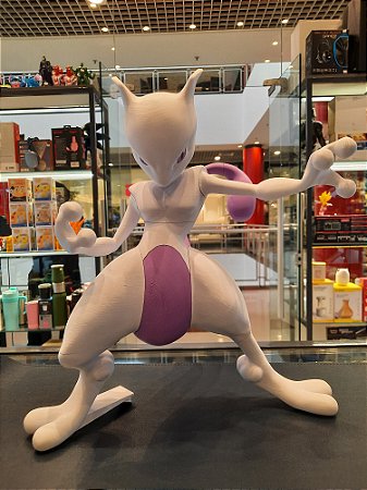 Estatua Mewtwo 3D 40cm