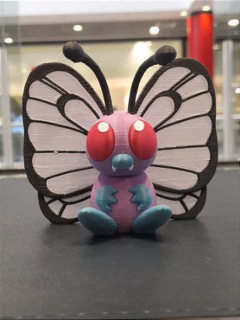 Estatua Butterfree 3D 8cm