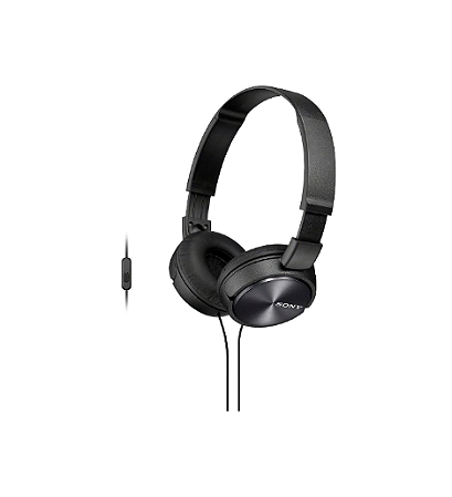 Fone de Ouvido com Microfone, Preto Sony MDR-ZX310 - Zapach