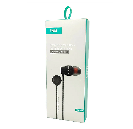 Fone de Ouvido com fio - FCA-E085 P2 - FAM