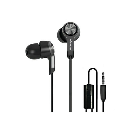 Fone Intra-Auricular Com Microfone Ej-V03 Preto