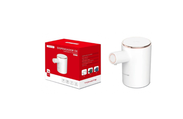 Dispensador de Sabonete Líquido ou Álcool Em Gel Com Sensor Automático Tomate Mtc-010