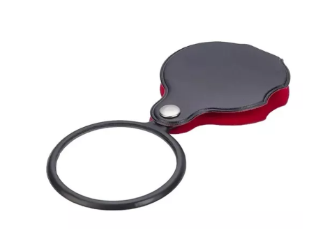 Lupa De Bolso Lente De Aumento Portátil 6CM LuaTek LK-061