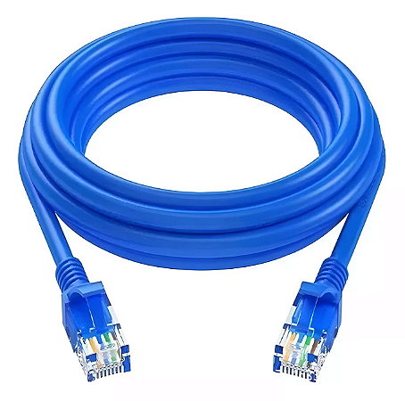 Cabo de Rede RJ45 CAT5E - 5 Metros - LE-303 - Lelong - It-Blue