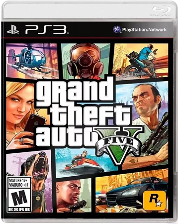 Grand Theft Auto V Standard Edition Rockstar Games PS3 Físico