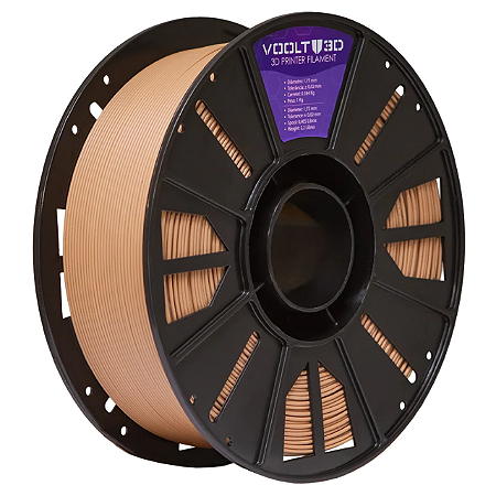 Filamento PLA Marrom Cappuccino Velvet High Speed Premium - 1Kg