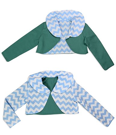 casaco dupla face infantil