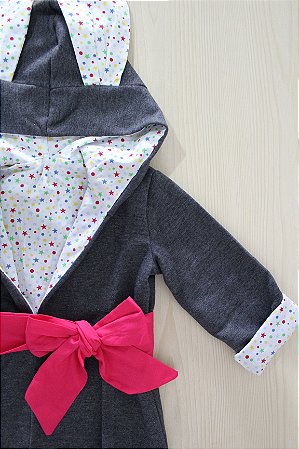 casaco dupla face infantil