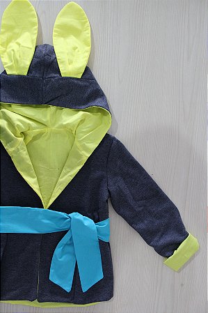 casaco dupla face infantil