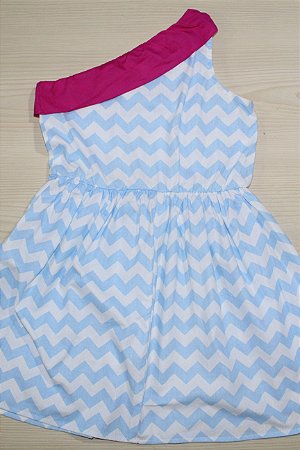 vestido listrado rodado