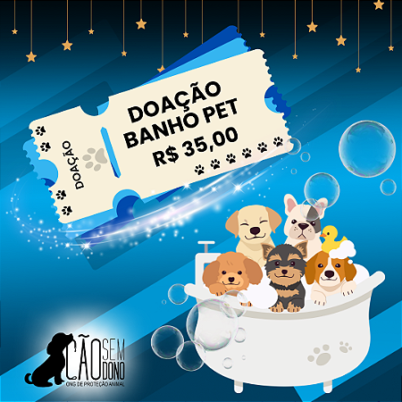 Doação Banho Pet
