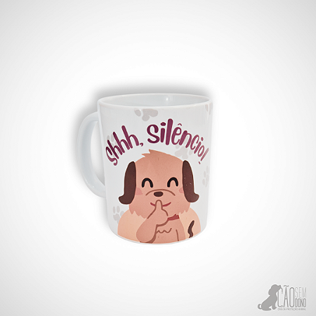 Caneca Shhh Silêncio