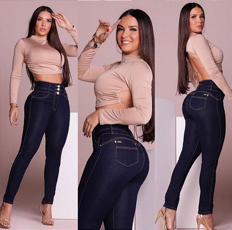 Calça Jeans Modeladora Delux - Lacerdaleal Virtual Store