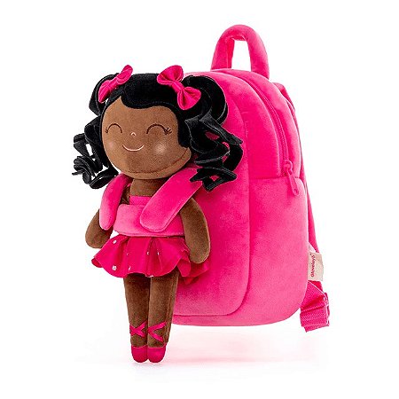 Mochila infantil Gloveleya by Metoo com Boneca removível Pink