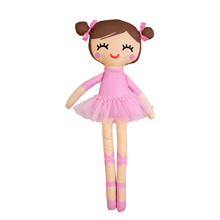 Boneca de Pano Articulada Bailarina Mila - GG