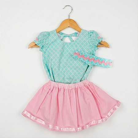 Romper com saia tutu de bailarina Fantasia Metoo Angela Lai Ballet para Bebê