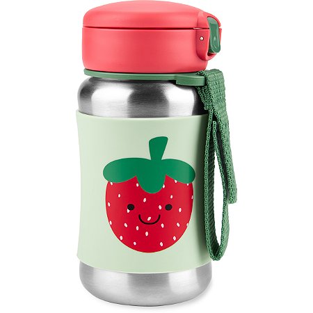 Garrafa de Aço Inox Spark Style Morango Skip Hop