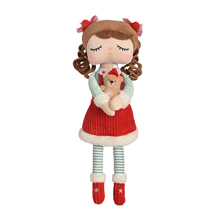 Boneca Metoo com caixa Nina Natal Original