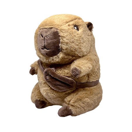 Pelúcia Capivara de Pochete - 20cm