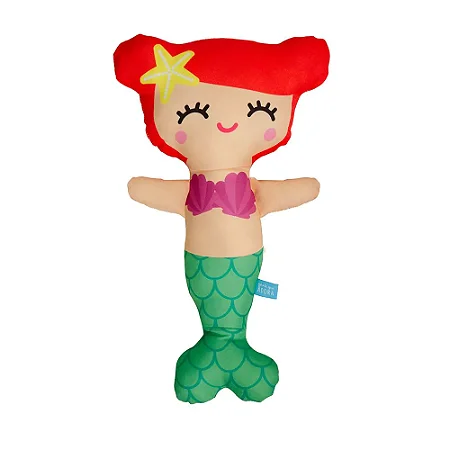 Boneca de Pano Sereia Ruiva - M