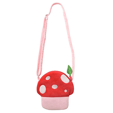 Bolsa infantil com Alça Tiracolo Metoo Plush Cogumelo
