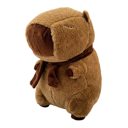 Pelúcia Capivara Cachecol em Plush Antialérgico - 33cm