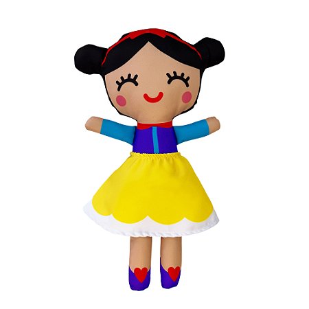 Boneca de Pano Princesa Julia Branca de Neve - G