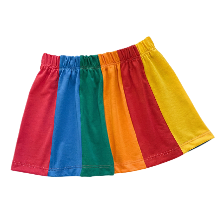 Saia Infantil Listrada Colorida