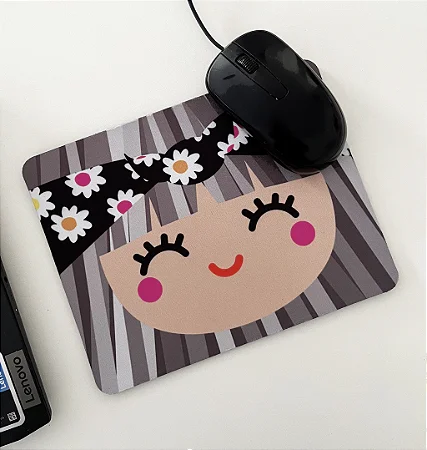 Mousepad Menina Grisalha Ana Tete