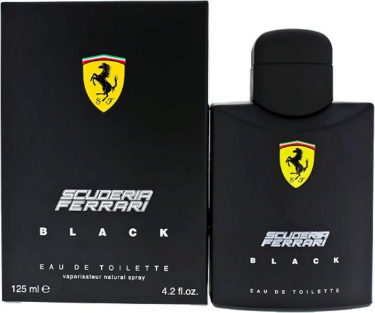Perfume Ferrari Black Masculino Eau De Toilette - 125ml