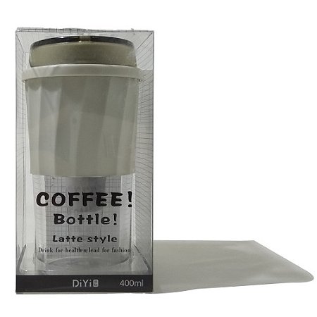 Copo Para Café Com Tampa Anti-vazamento 400ml