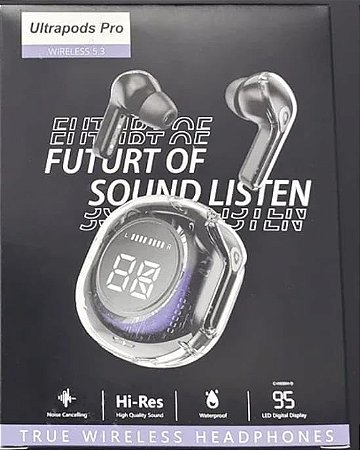 Fone De Ouvido Bluetooth Ultrapods Pro Wireless 5.3