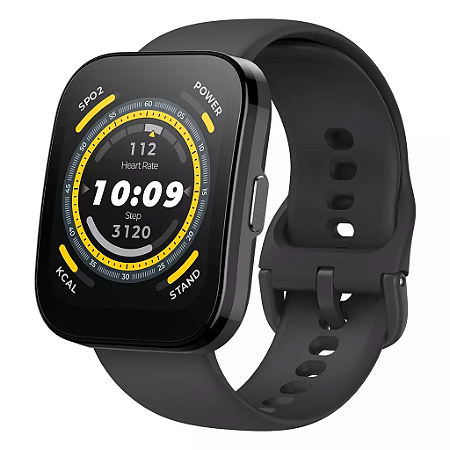 Smartwatch Amazfit Bip 5 Amoled GPS A Prova D'água - Preto