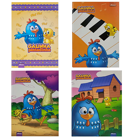 Caderno galinha pintadinha Foroni