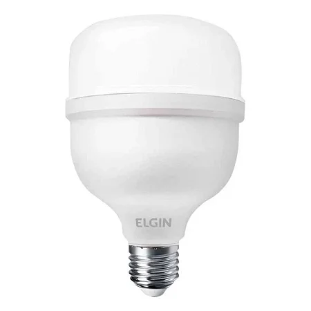Lâmpada super bulbo branca fria led bivolt Elgin
