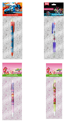 Lapiseira 0.7 Moranguinho - Monster High - Hot Wheels  blister