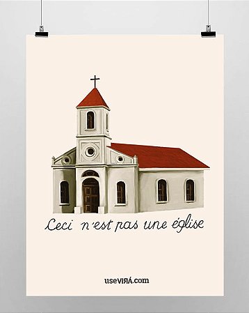 "ÉGLISE" | Poster (Sem Moldura/Com Moldura)