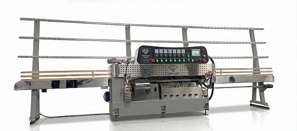 Lapidadora de vidro copo 10 rebolos Inox automática China Glass