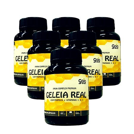 GELEIA REAL Liofilizada Com Própolis E Vitaminas 360 Cps