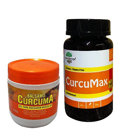 CURCUMAX Cúrcuma+Piperina com bálsamo de cúrcuma - IMUNIDADE