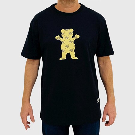 Camiseta Grizzly Lap Of Luxury Bear SS Preto